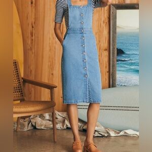 NWT Faherty Organic Cotton Denim Remy Dress